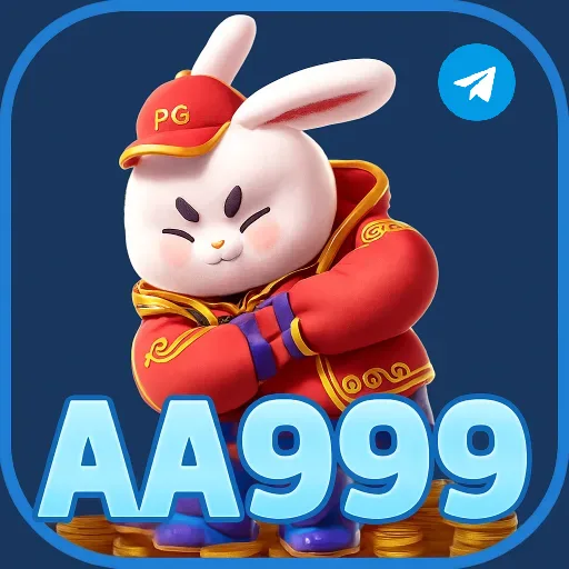 Imagem promovendo o canal oficial da aa999 no Telegram